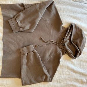 Zara cropped sweatshirt